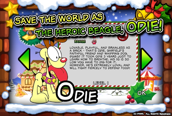 Garfield Saves The Holidays screenshots