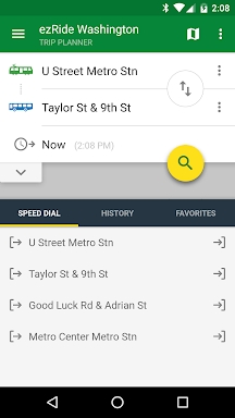 ezRide Offline Transit Planner screenshots
