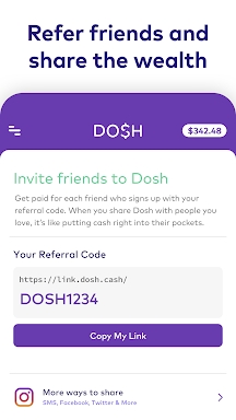 Dosh: Earn cash back everyday! screenshots