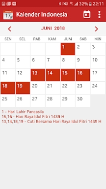 Kalender Libur Indonesia 2023 screenshots