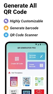 QR Code Generator Pro screenshots