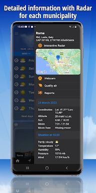 iLMeteo: weather forecast screenshots