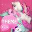 Theme Pink Pony GO SMS PRO icon