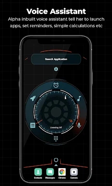 Alpha Hybrid Launcher 4D theme screenshots