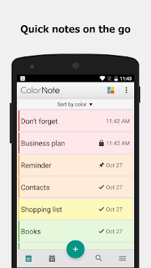 ColorNote Notepad Notes screenshots