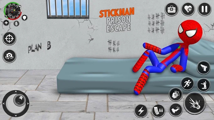 Spider Stickman Prison Break screenshots