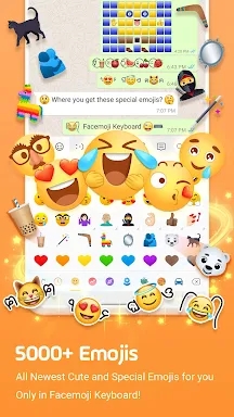 Facemoji AI Emoji Keyboard screenshots