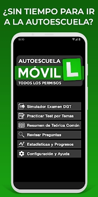 Autoescuela Móvil. Test DGT screenshots