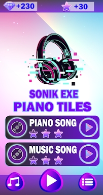 Mod Sonik.EXE Piano Tiles screenshots
