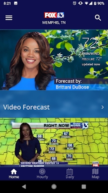 FOX13 Weather App screenshots