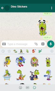 Dinosaur Stickers For Chat screenshots
