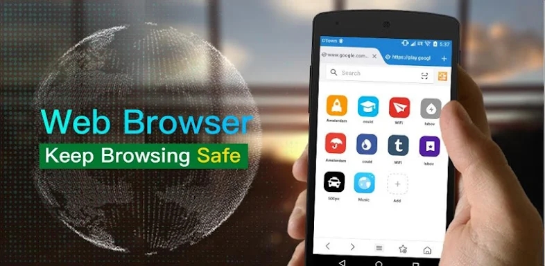 Web Browser for Android screenshots