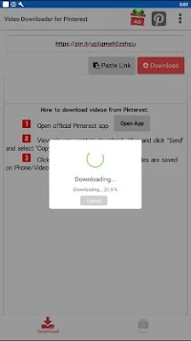 Video Downloader for Pinterest screenshots