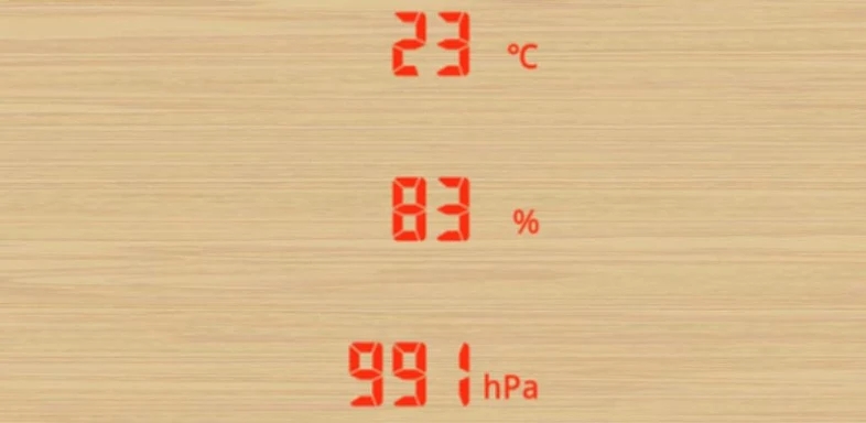 Temperature humidity barometeF screenshots