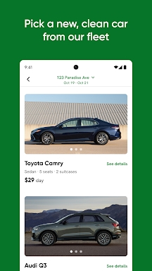 Kyte - Rental cars, your way. screenshots