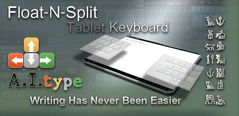 A.I.type Tablet Keyboard Free screenshots