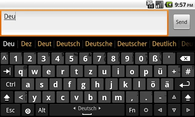 German dictionary (Deutsch) screenshots