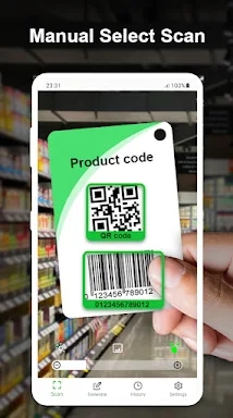 QR code scanner and Barcode screenshots