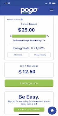 Pogo Energy - Pay As You Go Electricity screenshots