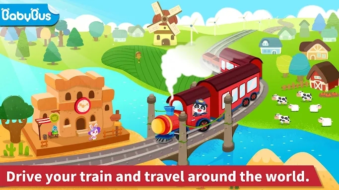 Baby Panda's Train screenshots