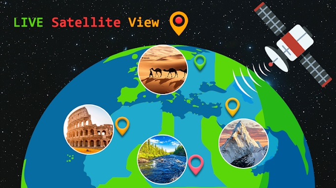 Live Earth Map-Street View Map screenshots