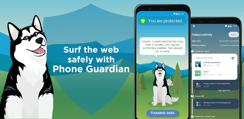 Phone Guardian VPN: Safe WiFi screenshots