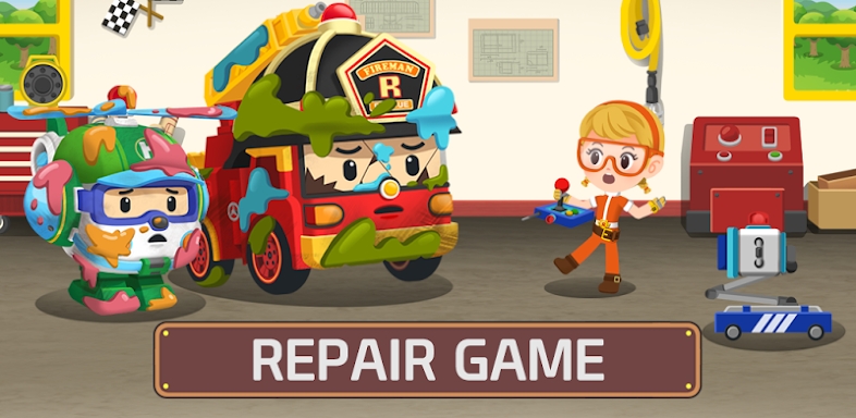 Robocar Poli Repair - Kid Game screenshots