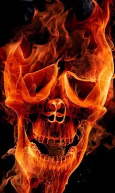 Fire Skulls Live Wallpaper screenshots