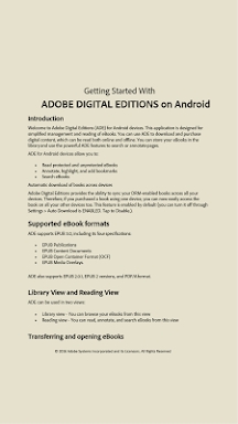 Adobe Digital Editions screenshots