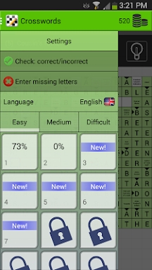Crosswords screenshots