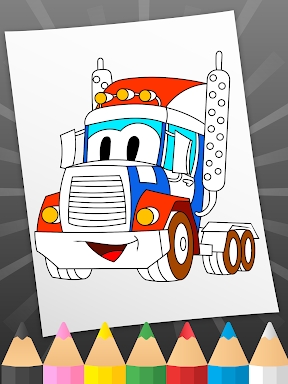 Cars Coloring Book for Kids screenshots