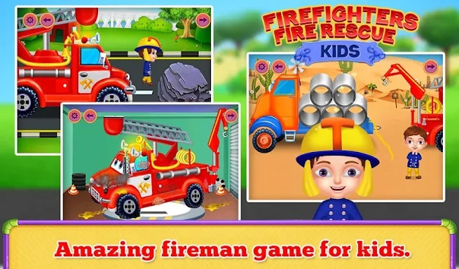 Firefighters Fire Rescue Kids screenshots