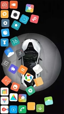 Rolling icons - App and photo screenshots