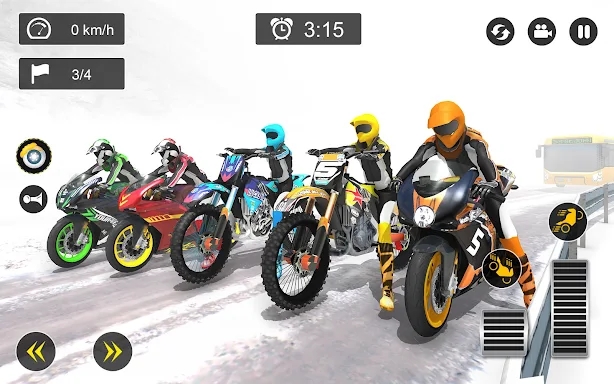 Snow Mountain Bike Racing 2022 screenshots