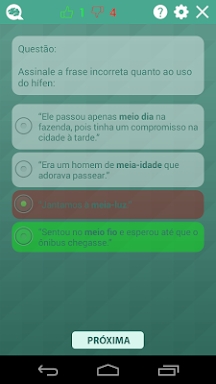 Quiz de Português screenshots