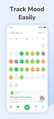 Mood Tracker: Self-Care Habits screenshots