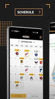 Pittsburgh Penguins Mobile screenshots
