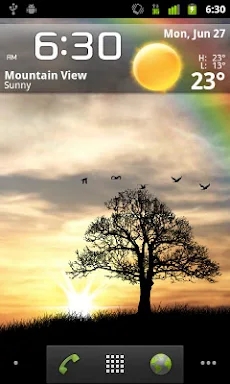 Sun Rise Free Live Wallpaper screenshots