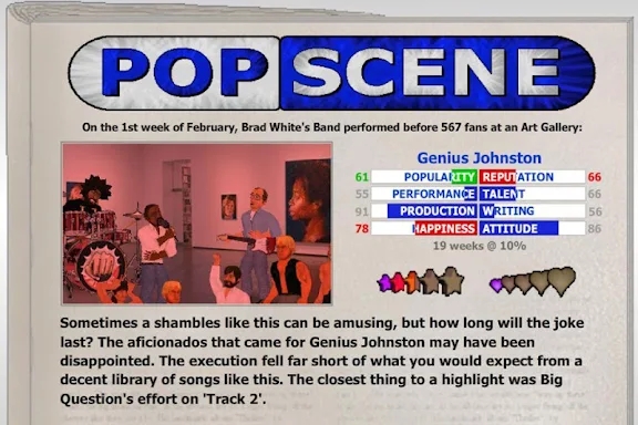 Popscene screenshots