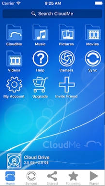 CloudMe screenshots