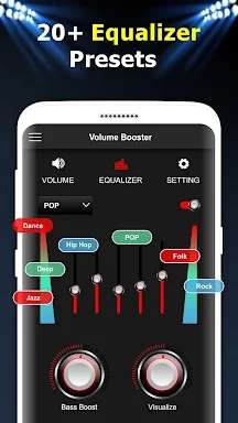 Sound Equalizer Bass Booster screenshots
