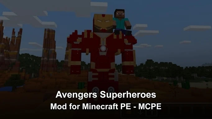 Avengers Superheroes Mod for Minecraft PE - MCPE screenshots