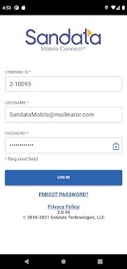 Sandata Mobile screenshots