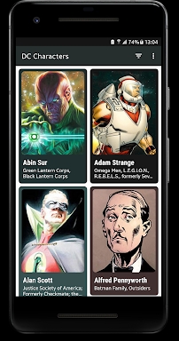 DC Characters screenshots