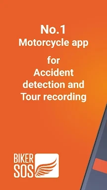 BikerSOS - Motorcycle Ride GPS Tracker & SOS screenshots