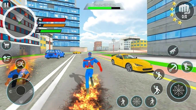 Police Robot Rope Hero Game 3d screenshots