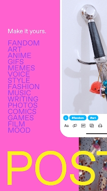 Tumblr—Fandom, Art, Chaos screenshots