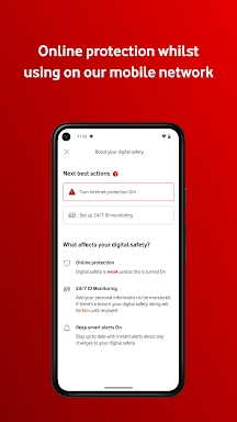 Vodafone Secure Net screenshots