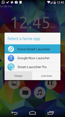 Default choice fixer for Smart Launcher screenshots