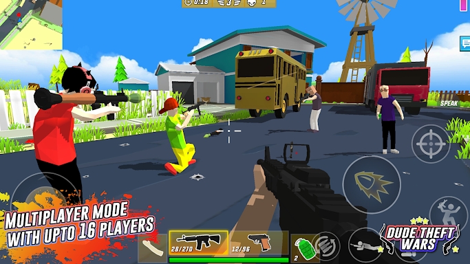 Dude Theft Wars Shooting Games screenshots